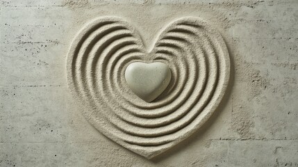 Heart of Peace: Zen Sand Art
