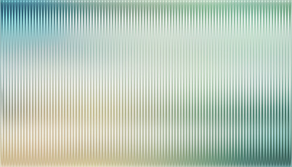 Green yellow ribbed glass. Vector ribbed glass texture background. Mesh gradient. acrylic ribbed bath surface. Reeded glass background semitransparent overlay. Bath wall window