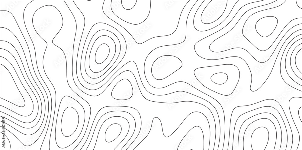 Poster abstract white wave paper curved reliefs background. topography map pattern, geographic curved. topo