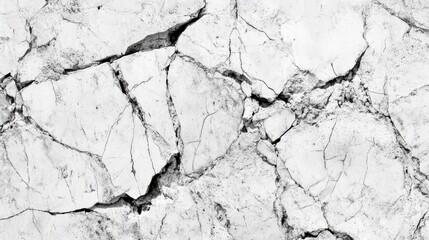Textured white marble background with intricate cracks and patterns in a modern design