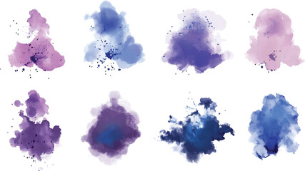 Various black set paint brushes with ink strokes, brushes, Big set of grunge round shapes. Brush strokes frame elements, frames for design.