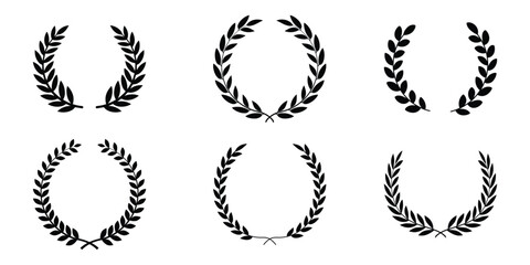 Laurel wreath Vector Collection Vector art