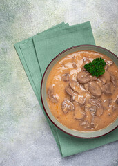 meat stew, boneless, goulash, without side dish, homemade, no people,