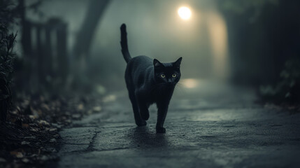 black cats bring bad luck, especially on Friday the 13th, is a superstition rooted in medieval Europe. They were often associated with witches and considered omens of misfortune.