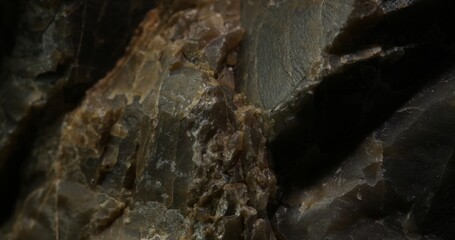 Layered Rock Surface with Textured Edges