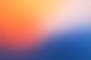 Abstract gradient background transitioning from warm oranges to cool blues for a smooth, flowing effect