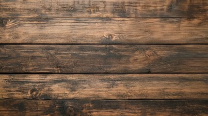 Naklejka premium Rustic wooden background with rich textures, deep browns, and natural grain patterns, ideal for design projects, backgrounds, and artistic expressions in various formats.