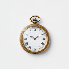 Antique pocket watch with Roman numerals and ornate design, showcasing timeless elegance and craftsmanship. Perfect for collectors and vintage enthusiasts