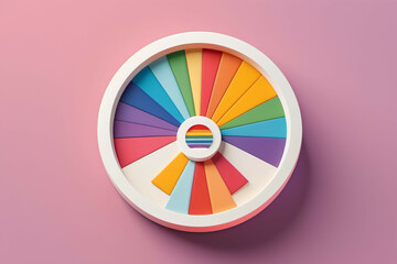 Obraz premium A Timeless Symbol of Pride That Celebrates Love, Freedom, and the Unwavering Spirit of Authentic Expression