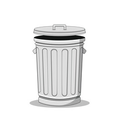 Metal Trash Illustration