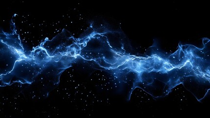 White color electricity lightning