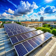 Solar Panels on Rooftops