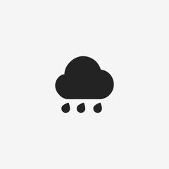 Rain Cloud Icon
