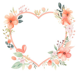 Fototapeta premium PNG Heart pattern flower plant.