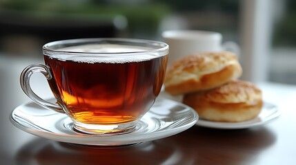 A Glass of Tea and Some Sweet Pastries