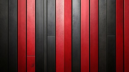 Abstract red and black vertical stripes textured background.