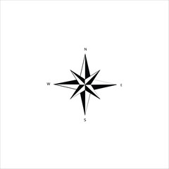 Fototapeta premium Compas icon. Modern flat compass pictogram, business, marketing, internet concept. Logo illustration. Simple vector symbol for web site design or button to mobile app. 