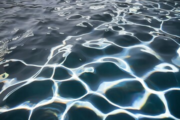 Obraz premium A close-up photo of water in a swimming pool