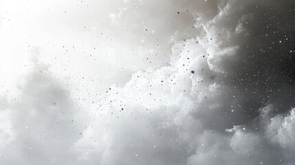 white and grey background. space design concept. Decorative web layout or poster, banner.