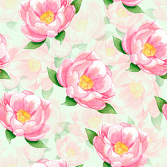 seamless pattern with pions