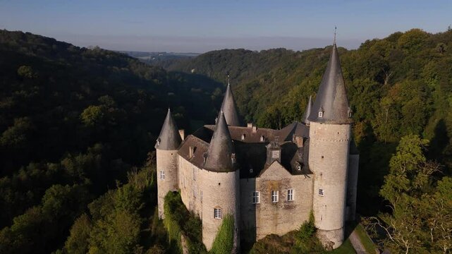 Explore the enchanting beauty of Veves Castle nestled in lush landscapes