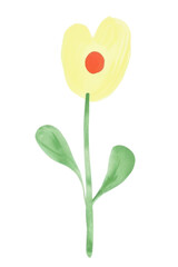 PNG Flower painting petal tulip.