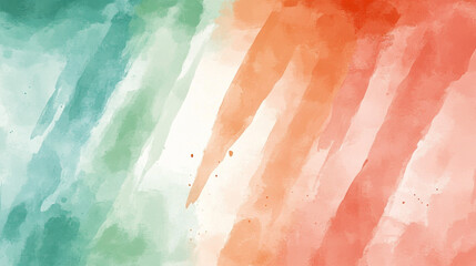 Fototapeta premium A bold and colorful watercolor artwork featuring a rainbow on a radiant rainbow-colored backdrop, creating a lively scene.
