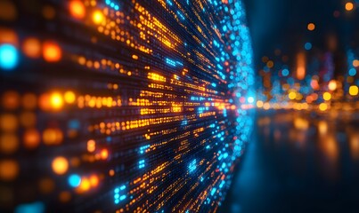 a computer screen displaying intricate lines of code