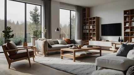 Fototapeta premium modern living room