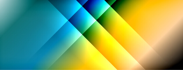 Dynamic shadow lines with gradient colors geometric background