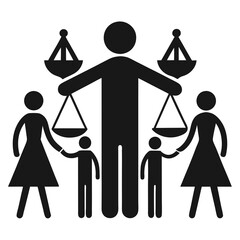 family icon on a white background