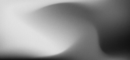 abstract Black and White grainy gradient background, noise texture effect, Black and White Monochrome background, wallpapers, posters, banners, flyers, and cards.	