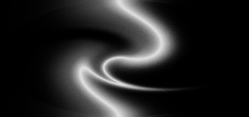 abstract Black and White grainy gradient background, noise texture effect, Black and White Monochrome background, wallpapers, posters, banners, flyers, and cards.	
