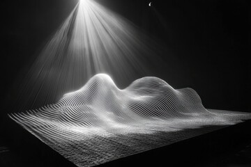 Light and Code Projected on Textured Surface