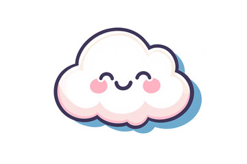 a cartoon of a cloud