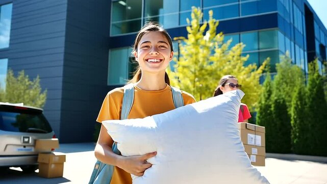 Moving Day Excitement for Parents and College Students