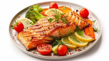 piece of salmon fish