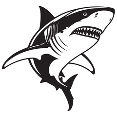 Creative black and white animal vector 