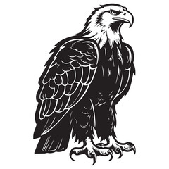 Creative black and white animal vector 