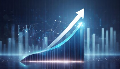 Growth Arrow Up Visual Representation of Business Skill Improvement and Progress Success in Market Pro Elevate Your Professional Development