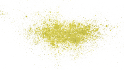 Pumpkin seed protein flour isolated on white, clipping