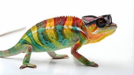 Fototapeta premium Tropical Reptile Wearing Cool Shades