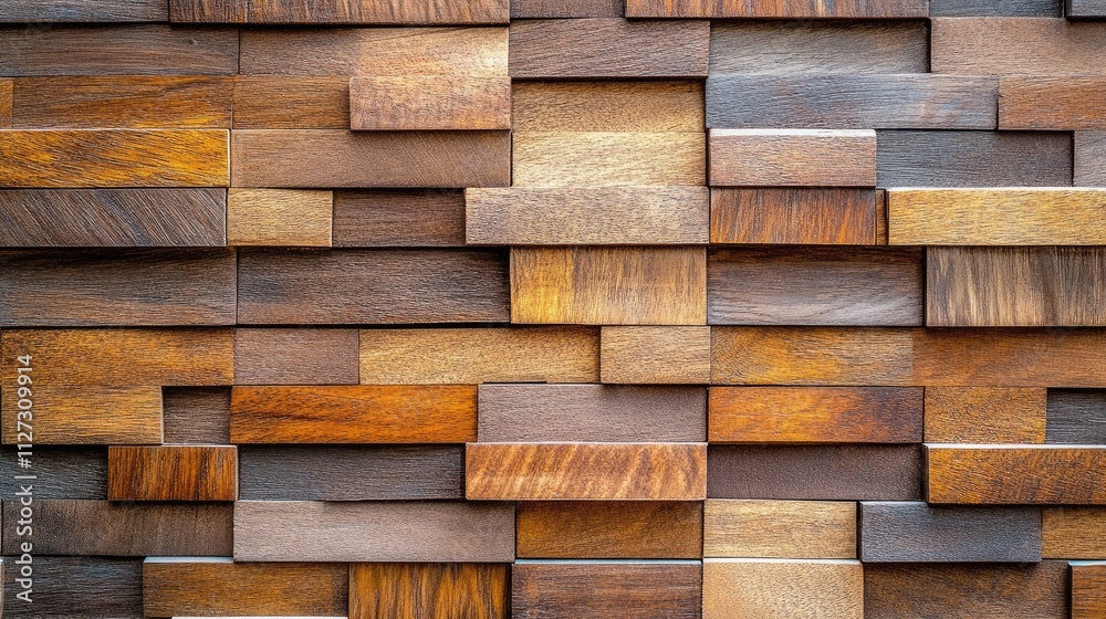Poster wooden plank wall texture featuring a rich variety of brown tones and patterns ideal for rustic and 