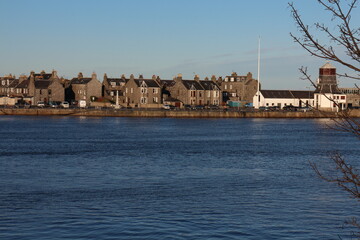 Harbour - Mouth of River Dee - Aberdeen city - Scotland - UK