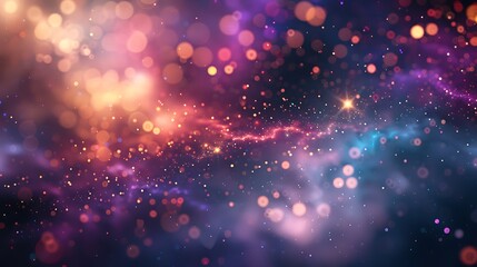 Obraz premium Cosmic Nebula: A Celestial Tapestry of Light and Color