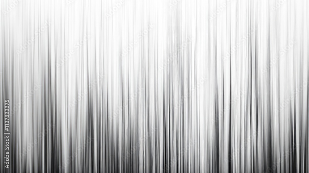 Aufkleber Soft monochrome abstract background with blurred vertical lines creating a natural texture in shades of black and white.