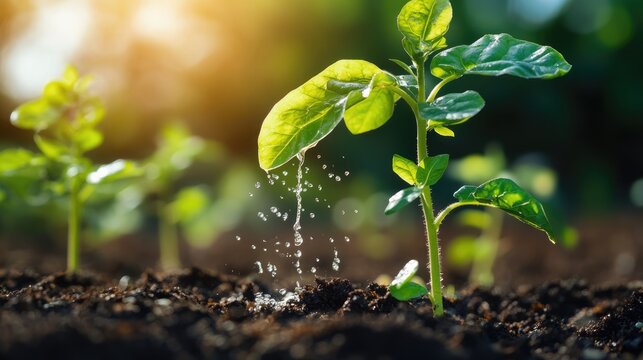 Fish protein liquid fertilizer promoting healthy plant growth enhancing phototropism and photosynthesis with amino acids and hydrosylates benefits.