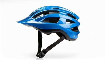 blue helmet isolated on white