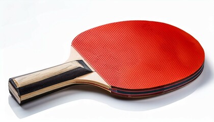 ping pong racket and ball