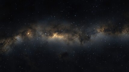 Milky Way Galaxy in a Starry Night Sky Beautiful Natural Landscape